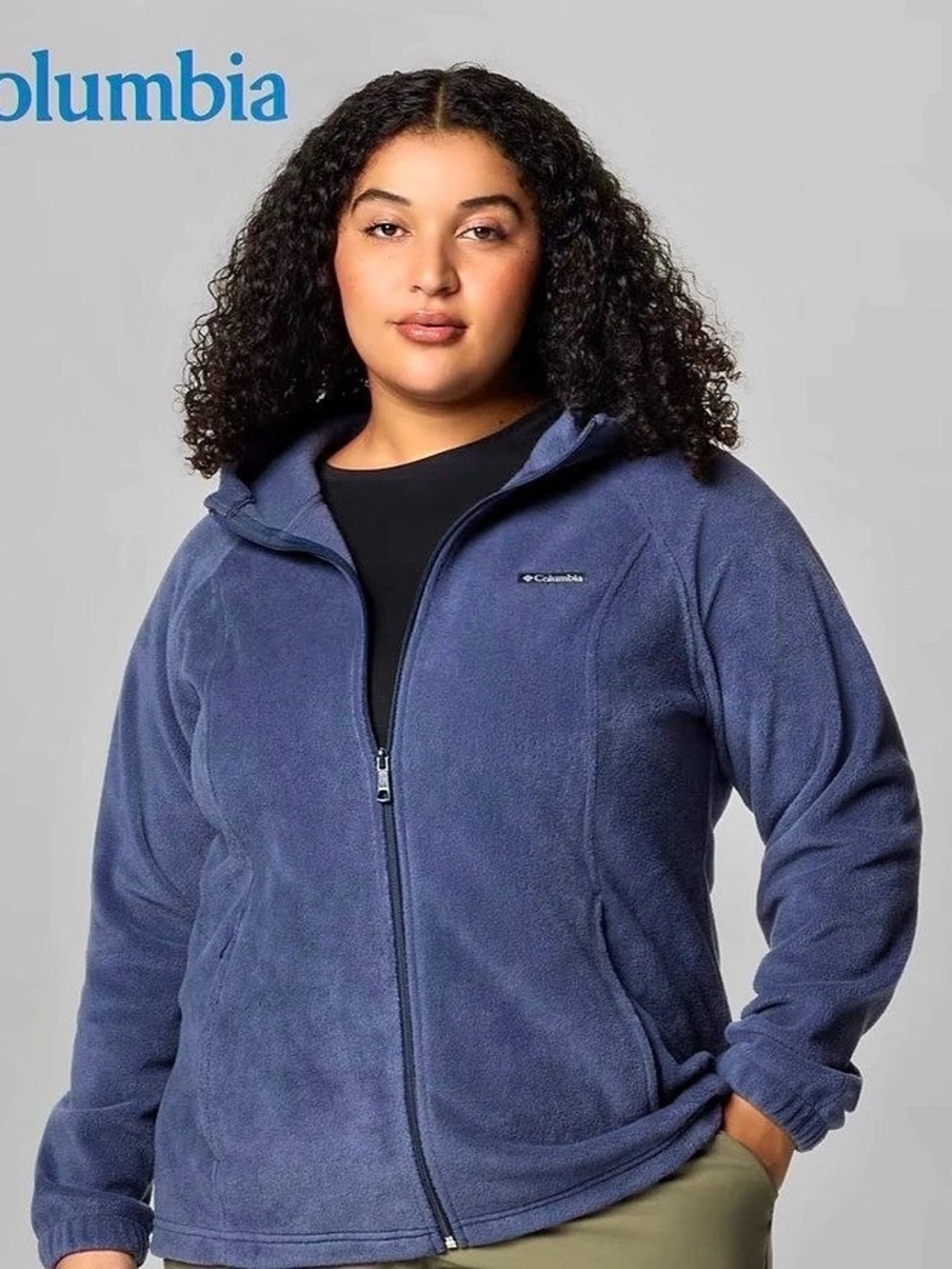 Columbia Women's Benton Springs Full Zip Fleece Hoodie Blue
